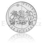 Czech Silver Coins 2017 - 200 CZK Czech Astronomical Society - UNC