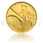 Tschechische Goldmnzen 2019 - 5000 Kronen Burg Veveri / Eichhorn - St.