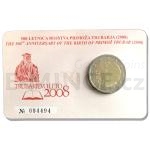 2 and 5 Euro Coins 2008 - 2  Slovenia - Primo Trubar Coin Card - BU