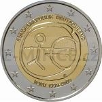 2 and 5 Euro Coins 2009 - 2  Germany - 10th anniversary of Economic and Monetary Union - Unc