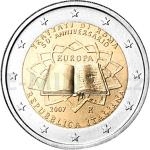 2 and 5 Euro Coins 2007 - 2  Italy - 50th anniversary of the Treaty of Rome - Unc