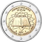 2- und 5-Euro Mnzen 2007 - 2  Niederlande - 50 Jahre Rmische Vertrge - St.
