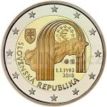 2- und 5-Euro Mnzen 2018 - Slowakei 2  25 Jahre der Slowakischen Republik - St.