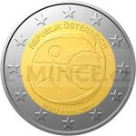 2 and 5 Euro Coins 2009 - 2  Rakousko - 10th anniversary of Economic and Monetary Union - Unc