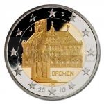 2 and 5 Euro Coins 2010 - 2  Germany - Federal state of Bremen - Unc