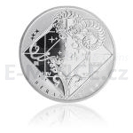 Tschechien & Slowakei Silver medal The Aries sign of zodiac - proof