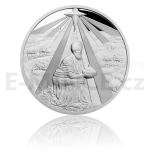 Tschechische Medailen Silver Medal Caspar - Proof