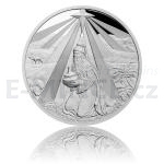 Tschechische Medailen Silver Medal Balthazar - Proof