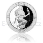 esk mincovna 2017 Stbrn medaile Znamen zvrokruhu - Panna - proof