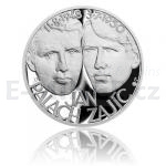 Czech Mint 2019 Silver Medal National Heroes - Jan Palach and Jan Zajc - Proof