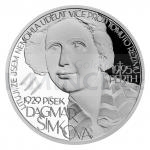 Tschechische Medailen Silver Medal National Heroes - Dagmar imkov - Proof