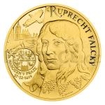 Czech Mint 2021 Gold Medal History of Warcraft - Prince Rupert of the Rhine, Duke of Cumberland - Proof