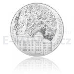 Czech & Slovak Silver one-kilo investment medal Statutory town of Mlad Boleslav - stand