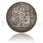 Tschechische Medailen Silver Medal Czech Seals - Vtek III form Price and Plankenberk - Stand