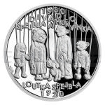 Gifts Silver Medal Stories of Our History - Spejbl Wooden Puppet - Proof