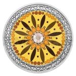 Stbro Stbrn medaile Mandala - Finann prosperita - proof