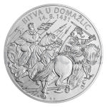esko a Slovensko Stbrn medaile 10 oz Bitva u Domalic - b.k.