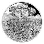 Czech & Slovak Silver Medal Guardians of Czech Mountains - Krkonoe Mountains and Krakono - Proof