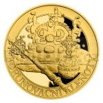 Zlat medaile Desetidukt R 2022 - Korunovan klenoty - symbol krlovstv- proof
