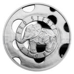 Silber Silver Medal Lucky Elephant - Proof