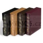 Accessories for Banknotes stockpages and binders  The Optima-system     Leuchtturm    Leather Binder OPTMIA, in classic desig