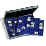 Coin Etuis & Boxes Presentation case PRESIDIO TRIO with 90 square ports