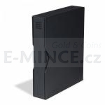 Coin Albums GRANDE PUR ringbinder, with slipcases, black