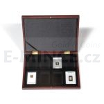 Coin Etuis & Boxes VOLTERRA presentation case for 8 x gold bar in blister packaging, mahagoni 
