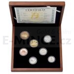 Czech Mint Sets 2019 - Czech Coin Set (Wood) - Proof, No. 75