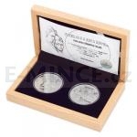 Czech Medals Set of Two Thalers Royal Couples - Vladislaus II and Judith of Thuringia - Proof