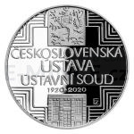 Tschechische Silbermnzen 2020 - 500 CZK Adoption of Czechoslovak Constitution - proof