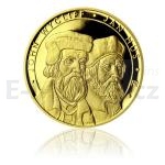 World Coins 2011 - Niue 50 NZD Gold Investment Coin John Huss and John Wycliff - Proof