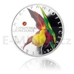 Animals and Plants 2013 - Niue 1 NZD Silver Coin Cypripedium Calceolus - Proof