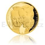 Niue 2015 - Niue 100 NZD Zlat dvouuncov mince Voskovec a Werich - proof