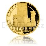 esko a Slovensko 2017 - Niue 10 NZD Zlat tvrtuncov mince Reformy Marie Terezie - mnov - proof