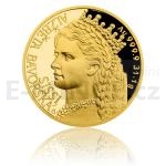 esko a Slovensko 2017 - Niue 50 NZD Zlat uncov mince Albta Bavorsk - Sissi - proof