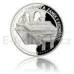 Tschechien & Slowakei 2018 - Niue 50 NZD Platinum One-ounce Coin UNESCO - Gardens and Castle in Krom - proof
