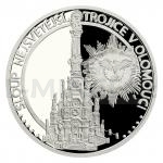 2020 - Niue 50 NZD Platinov uncov mince UNESCO - Sloup Nejsvtj Trojice v Olomouci - proof
