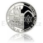esko a Slovensko 2019 - Niue 50 NZD Platinov mince UNESCO - Teb - idovsk tvr a bazilika sv. Prokopa - proof