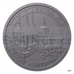 2020 - Niue 50 NZD Platinum One-Ounce Coin UNESCO - Kutn Hora - Historical Centre - Proof