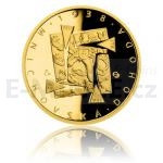 esk mincovna 2018 Zlat mince Pevratn osmiky naich djin - 1938 Mnichovsk dohoda - proof