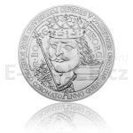 Czech & Slovak 2018 - Niue 80 NZD Silver One-Kilo Coin George of Podbrady Stand