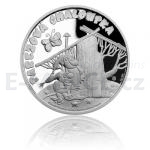 Niue Stbrn mince Pohdky z mechu a kaprad - Paezov chaloupka - proof