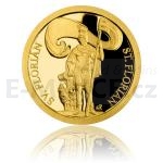 esk mincovna 2018 Zlat mince Patroni - Svat Florin - proof