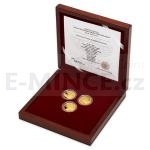 Czech & Slovak 2018 - Niue 10 NZD Set of Three Gold Coins 100 Years Since the End of the First World War - Proof