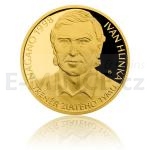 Zlat pluncov mince Ivan Hlinka certifikt . 13 - proof