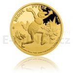 2019 - Niue 5 NZD Zlat mince Brouk Pytlk - proof