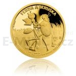 2019 - Niue 5 NZD Zlat mince Ferda a Beruka - proof