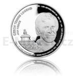 Czech Mint 2018 Silver Coin Czech Tennis Legends - Jan Kode - Proof