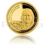 esk mincovna 2018 Zlat tvrtuncov mince esk tenisov legendy - Martina Navrtilov - proof